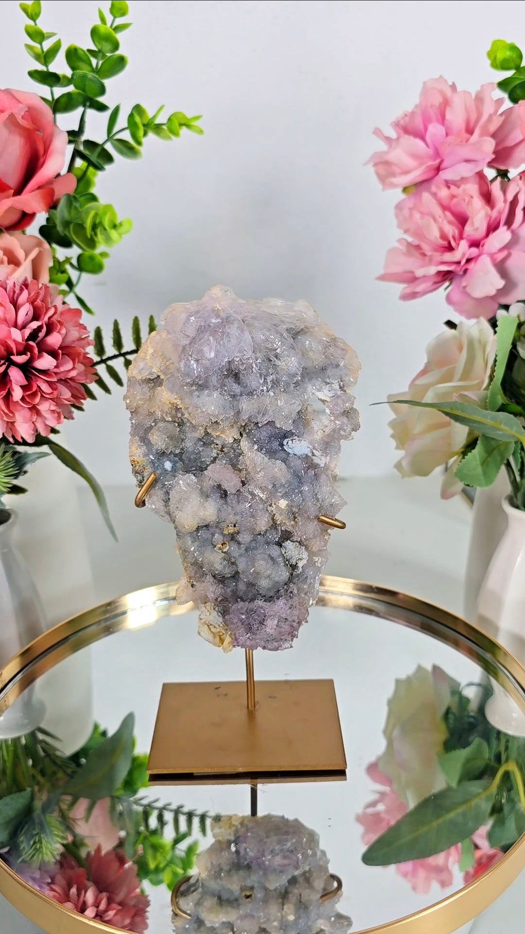 Flower Amethyst on Stand CFLX207