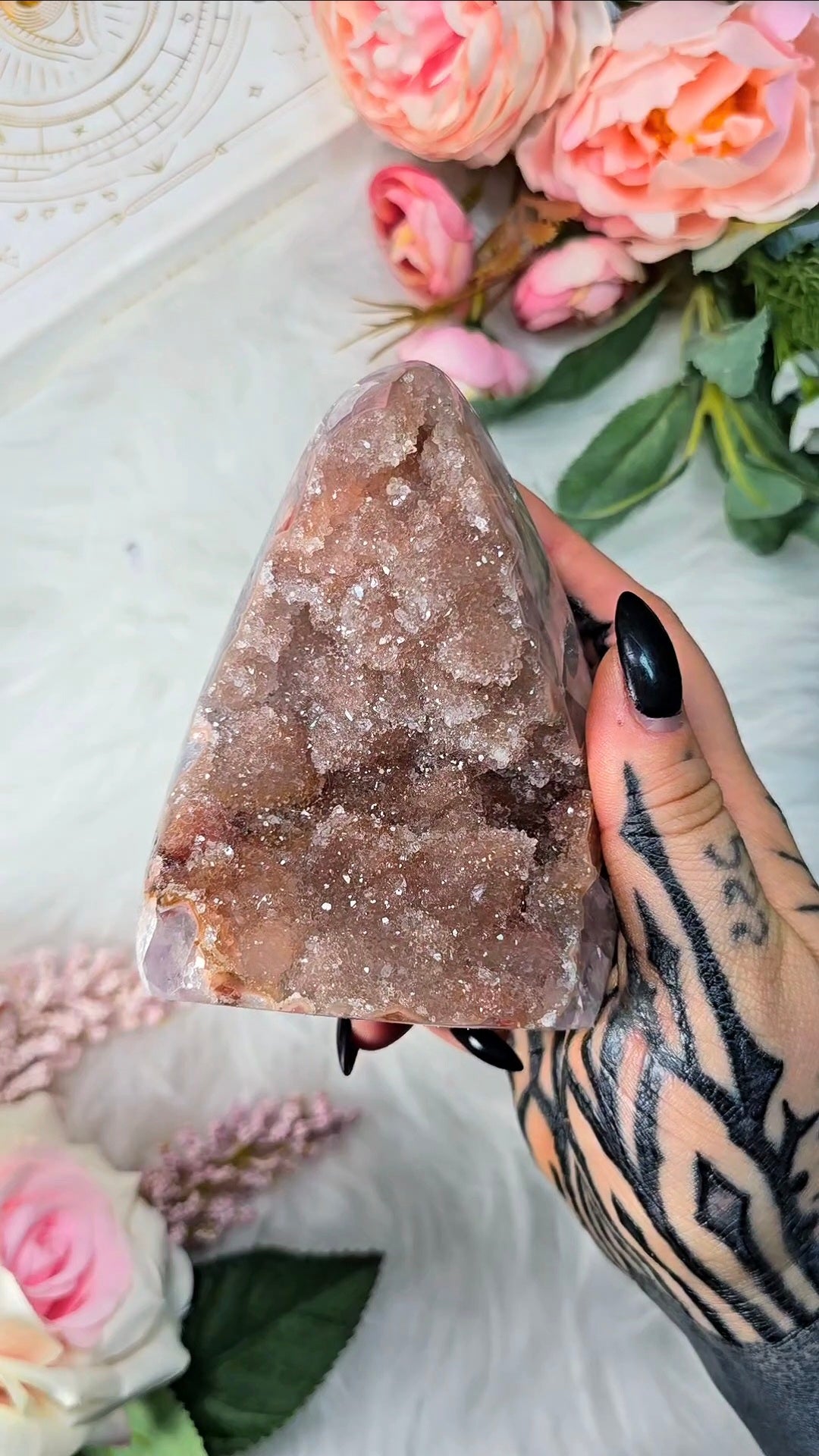 Rainbow Amethyst Cut Base R27