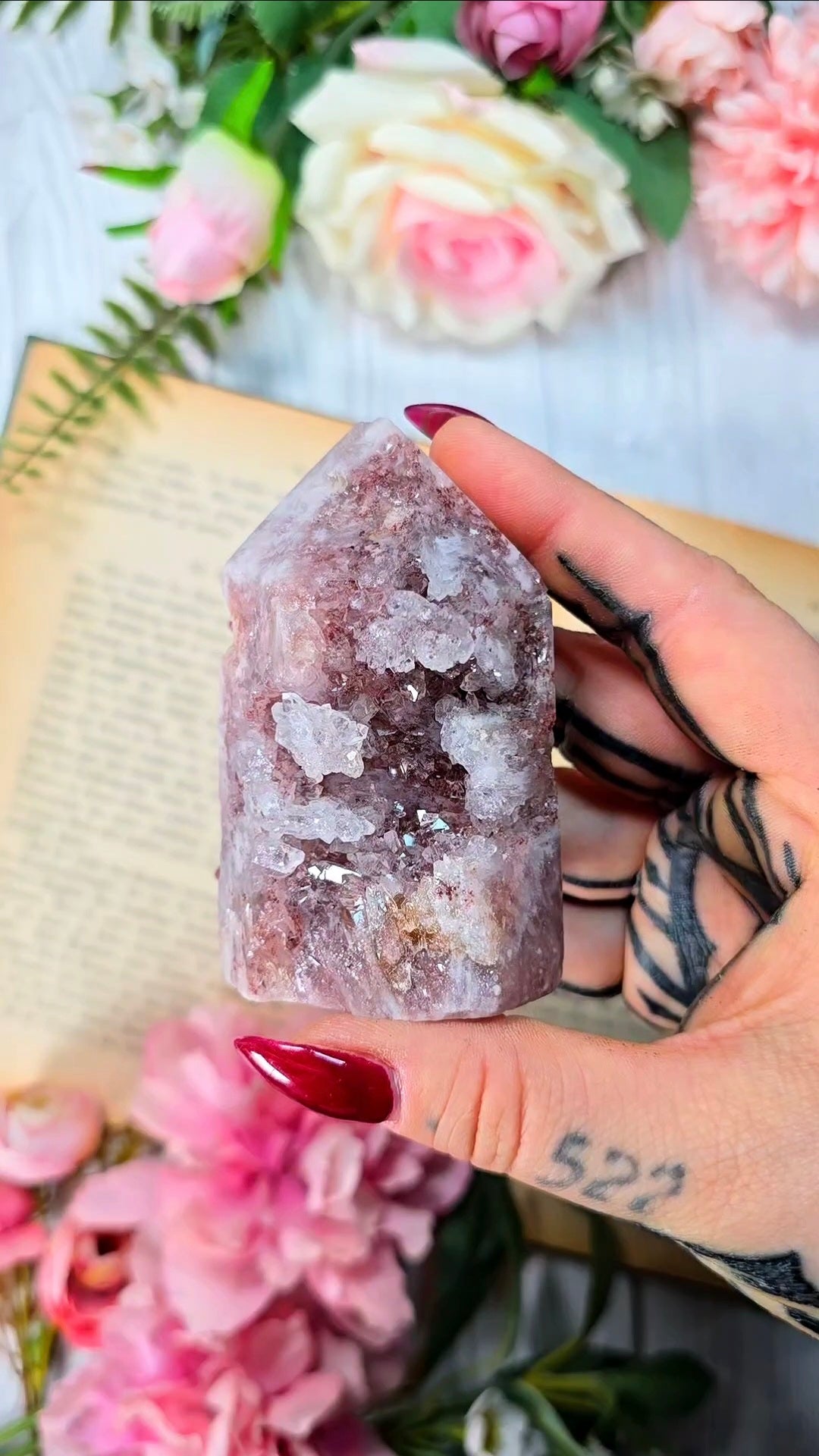 Pink Amethyst tower CT432