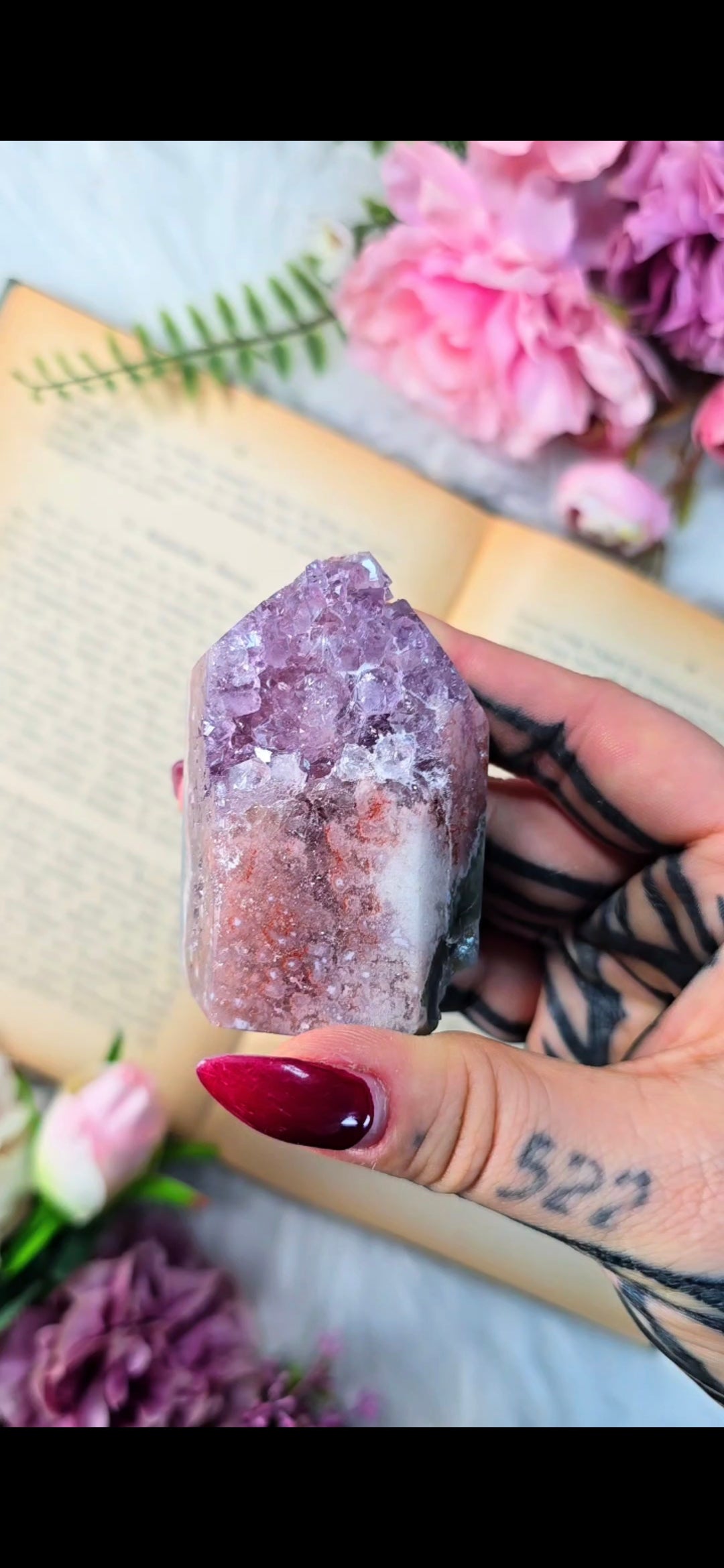Pink Amethyst tower CT456