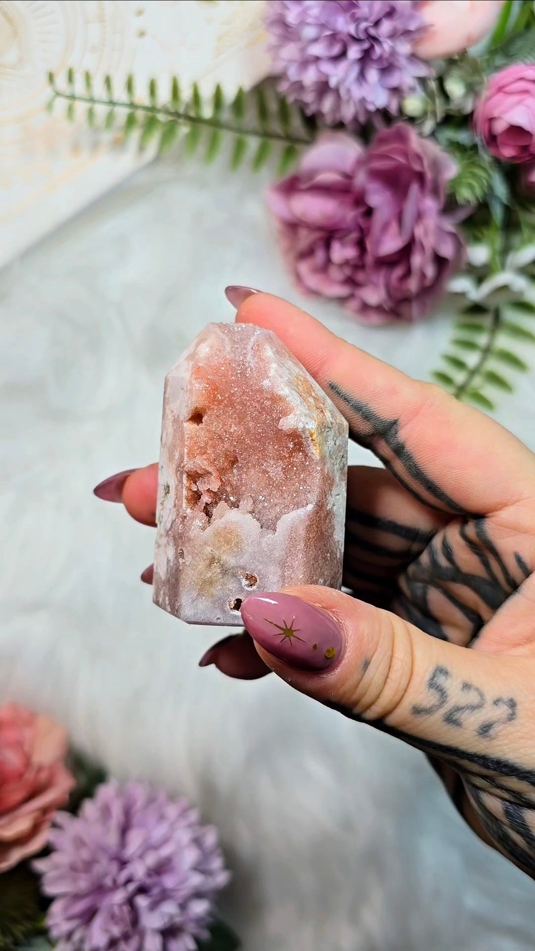 Pink Amethyst tower CT469