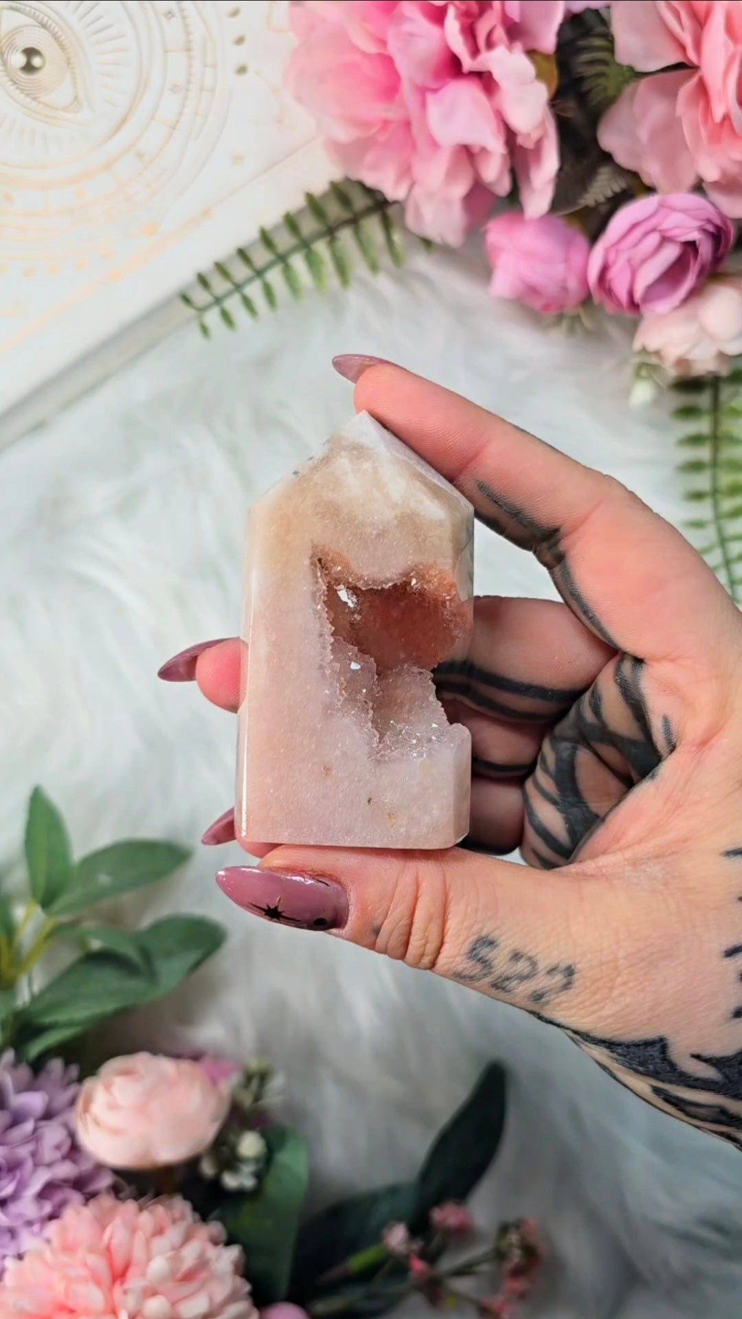 Pink Amethyst tower CT477