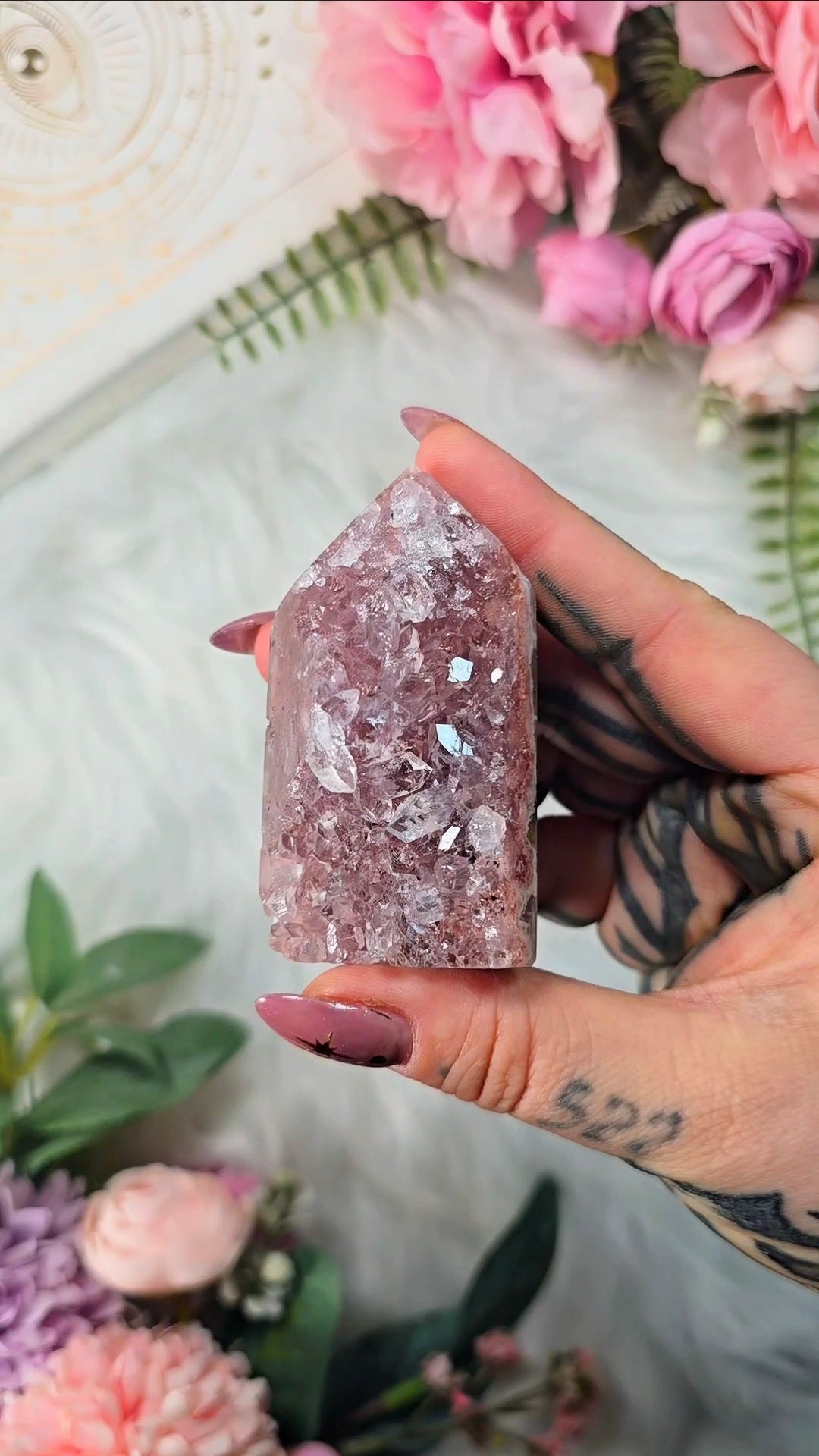 Pink Amethyst tower CT478