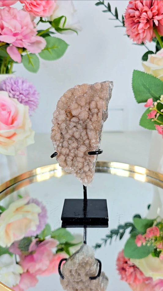 Sugary Rainbow Amethyst on Stand 03