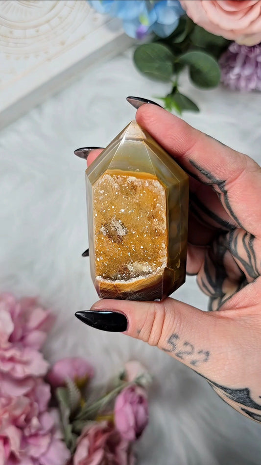Druzy Agate tower CT497