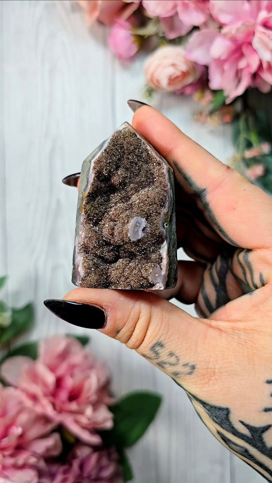 Druzy Agate tower CT500