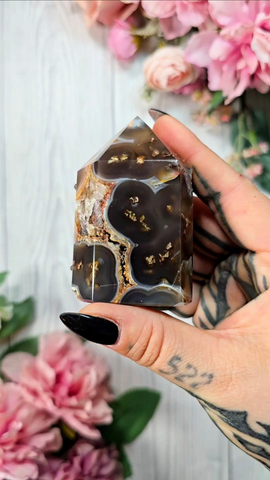 Druzy Agate tower CT502