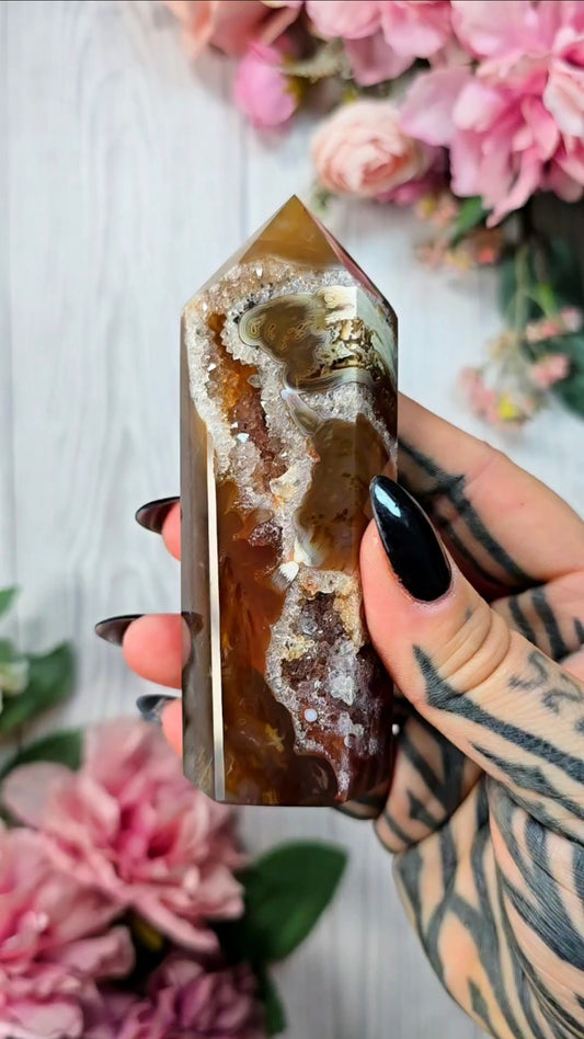 Druzy Agate tower CT503