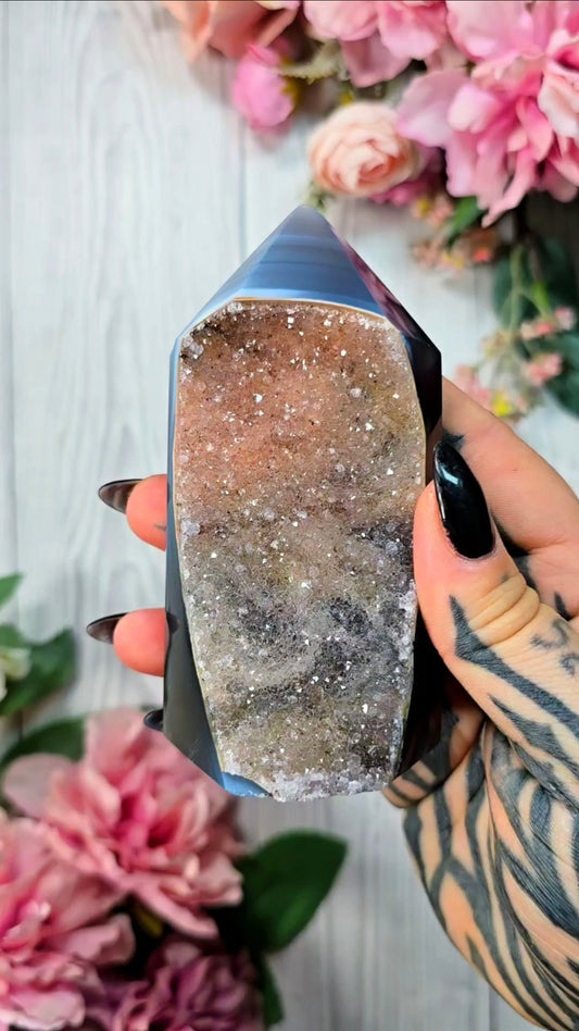 Druzy Agate tower CT504