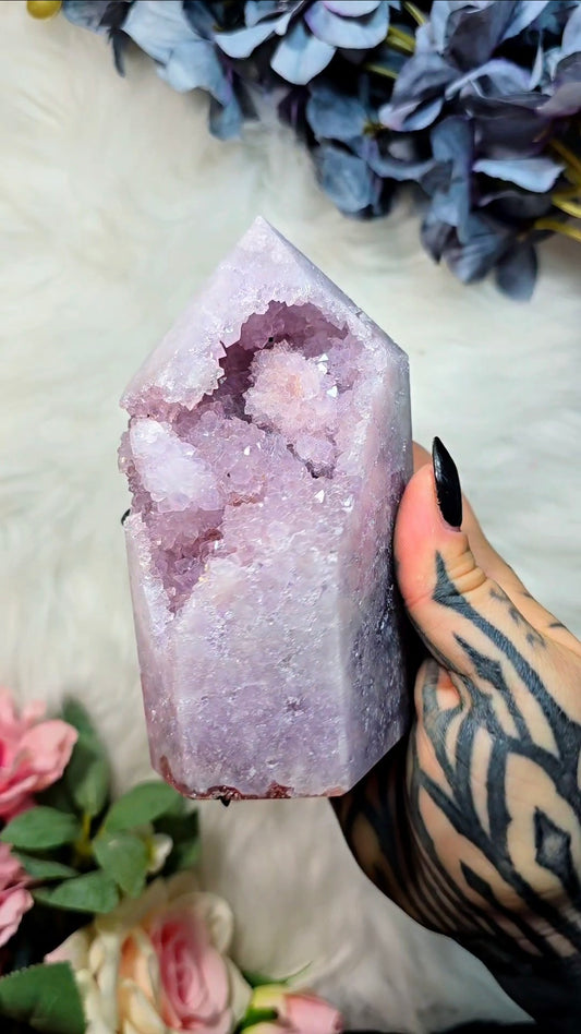 Pink Amethyst tower CT518