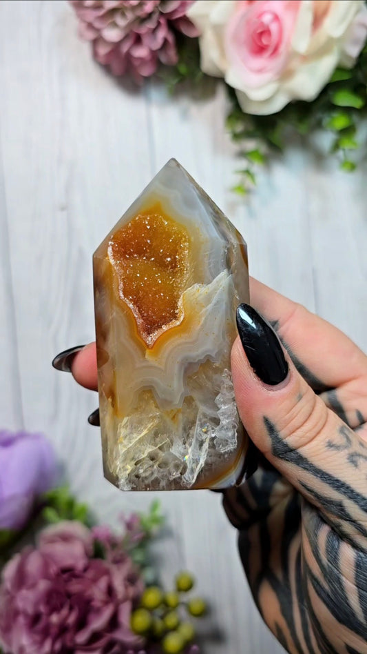 Druzy Agate tower CT525