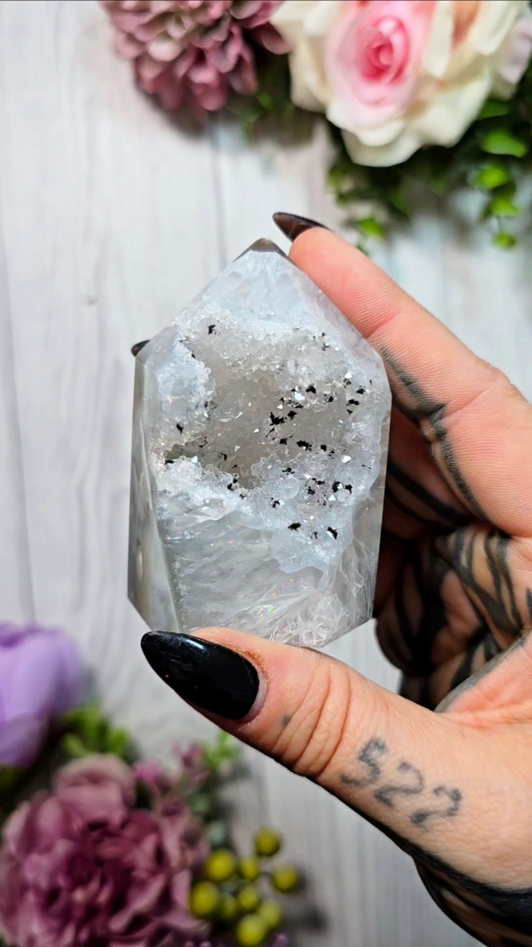 Druzy Agate tower CT526