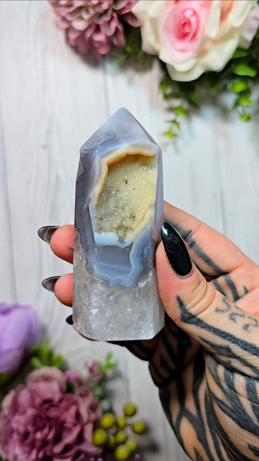 Druzy Agate tower CT527