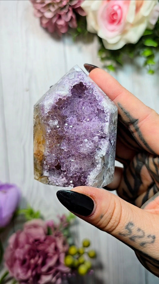 Druzy Agate tower CT529