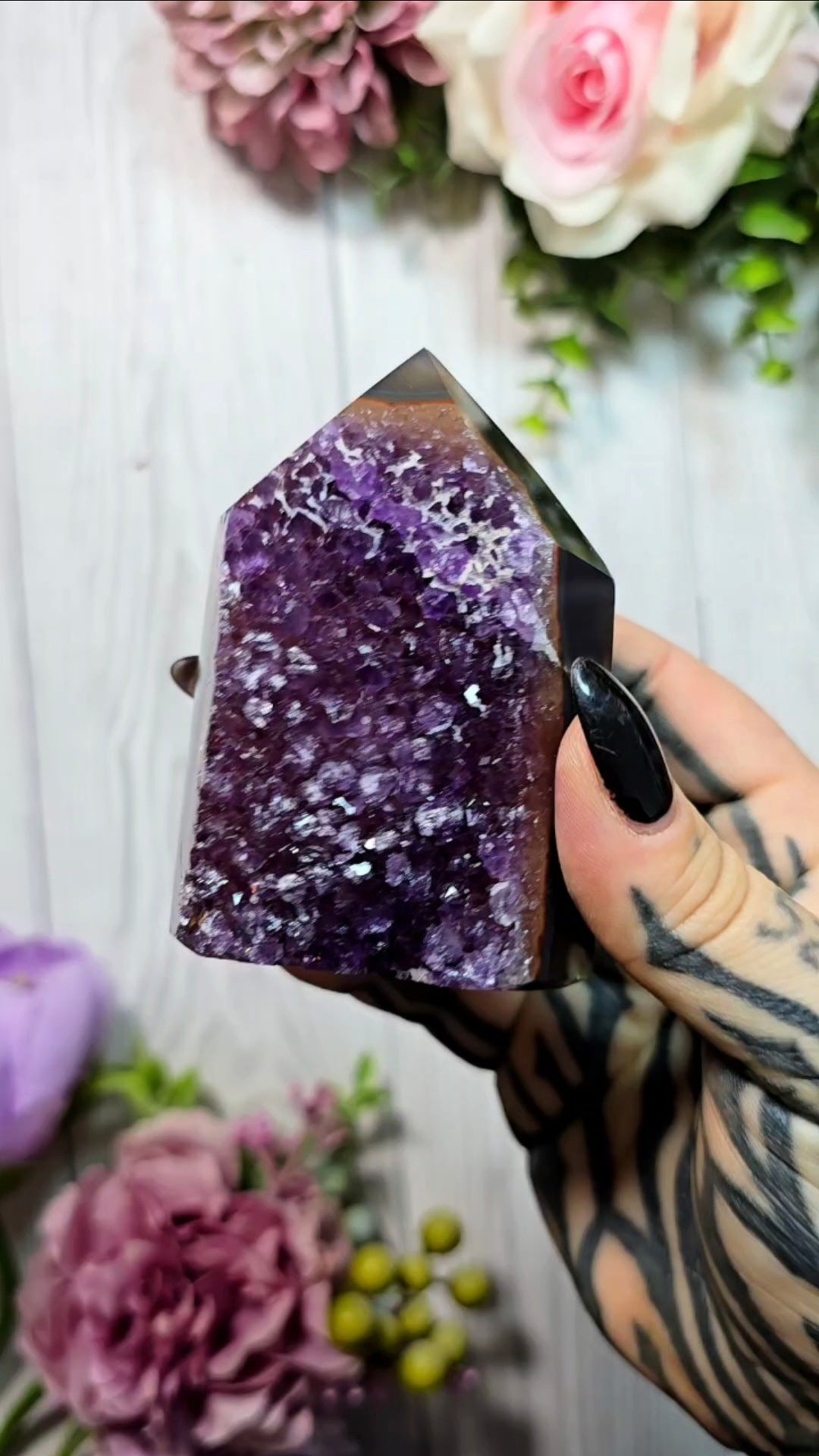 Druzy Agate tower CT531