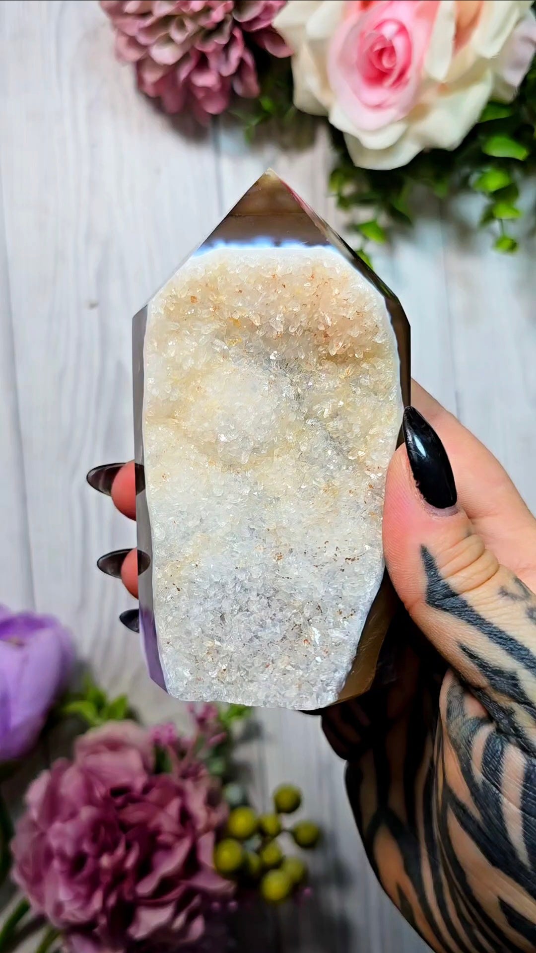 Druzy Agate tower CT536