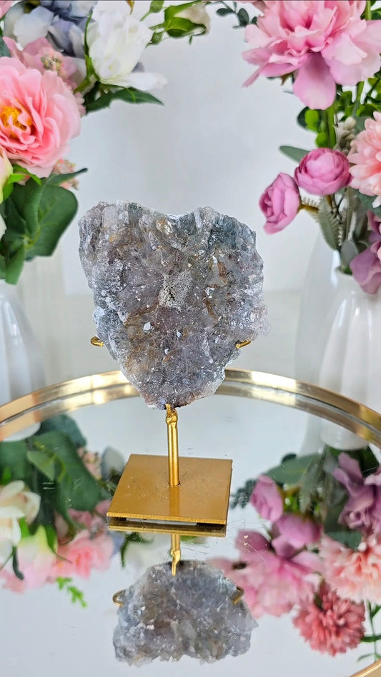 Flower Amethyst on Stand CFLX276