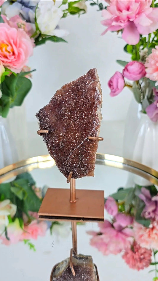 Rainbow Amethyst Piece on stand