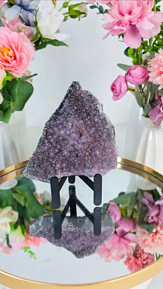 Rainbow Amethyst Piece on stand