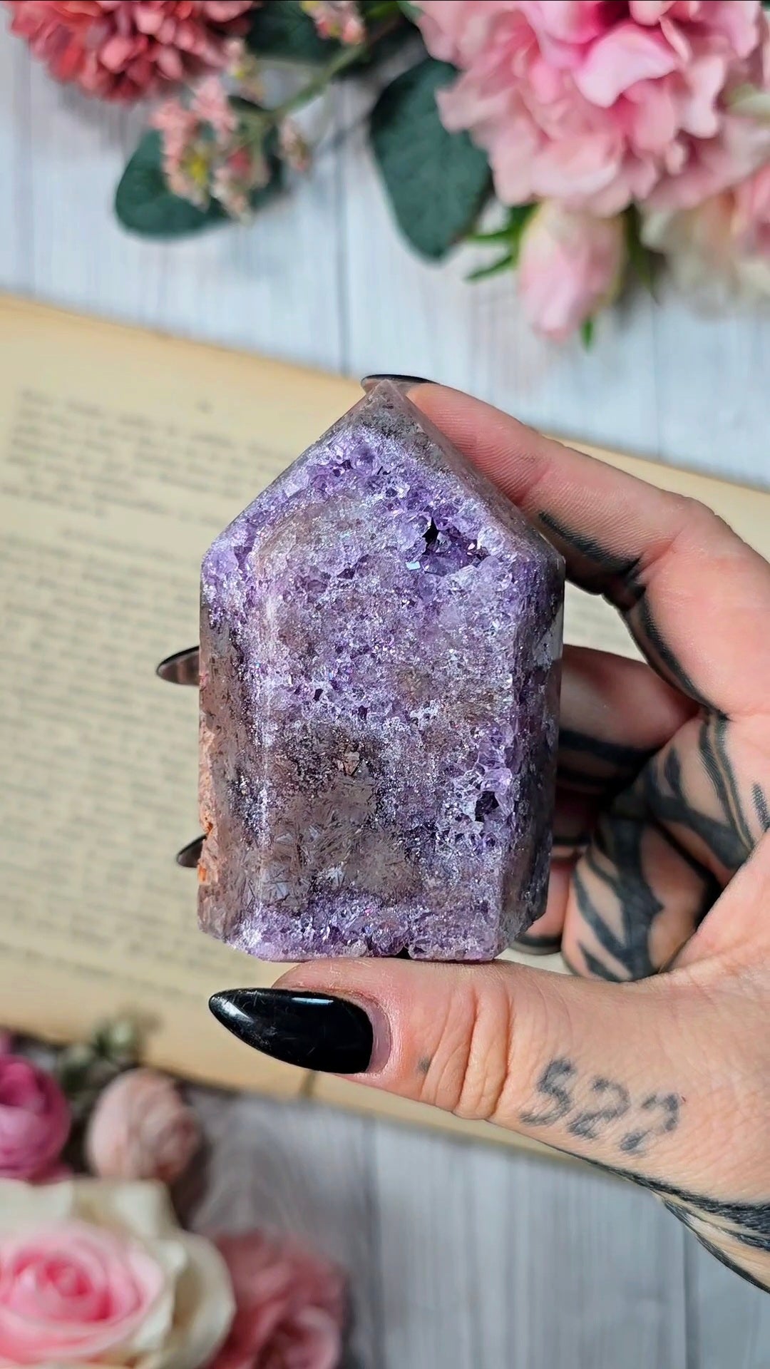 Pink Amethyst tower CT539