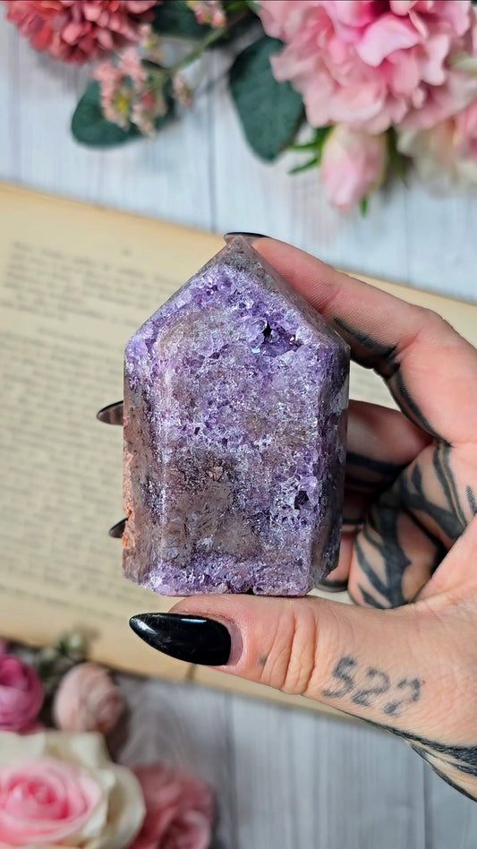 Pink Amethyst tower CT539