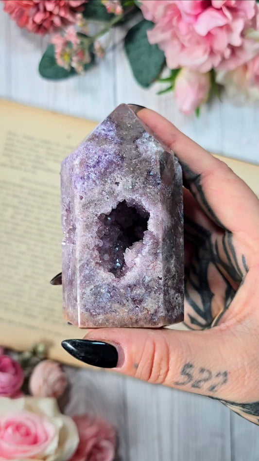 Pink Amethyst tower CT541