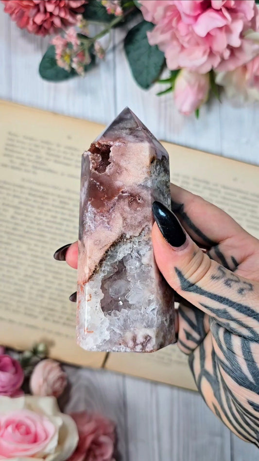 Pink Amethyst tower CT545