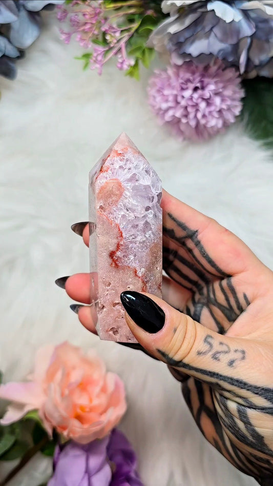 Pink Amethyst tower CT559