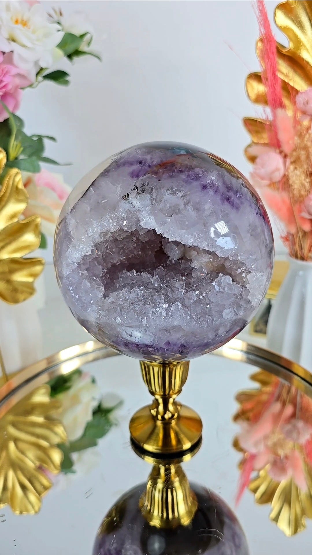 Druzy Amethyst Sphere CS226