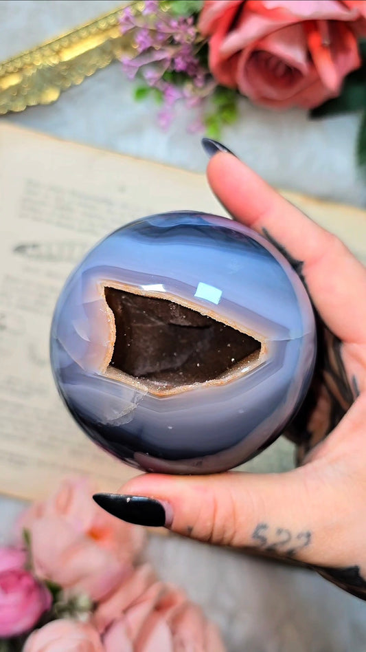Druzy Agate Sphere CS217