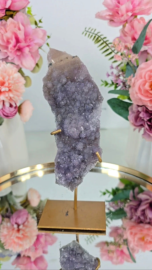 Flower Amethyst on Stand CFLX281