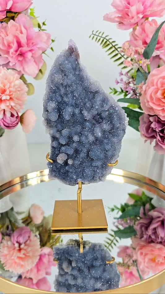 Flower Amethyst on Stand CFLX282