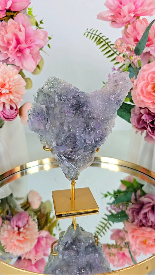 Flower Amethyst on Stand CFLX283