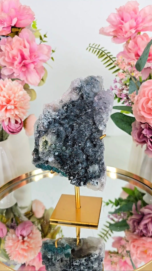 Flower Amethyst on Stand CFLX284