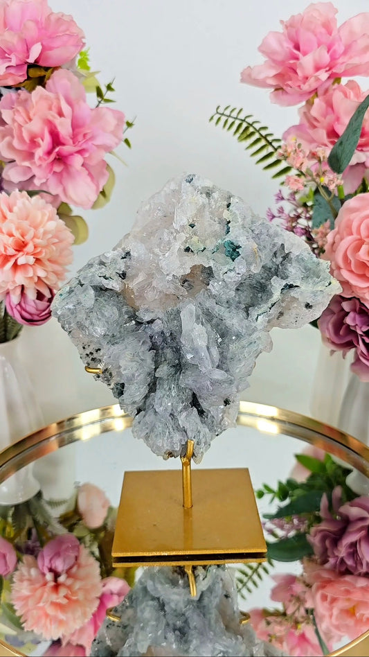 Flower Amethyst on Stand CFLX285