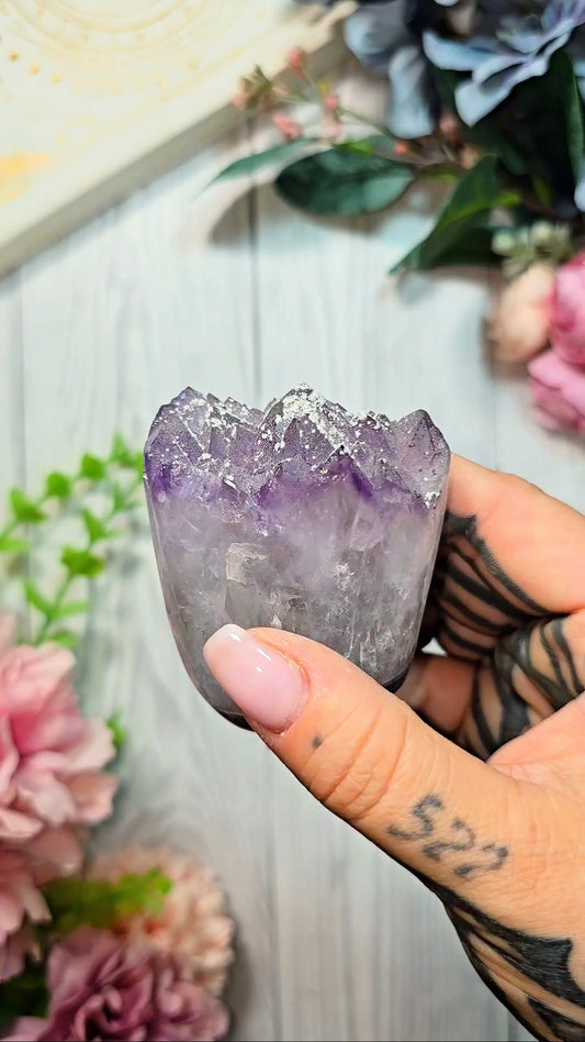 Rainbow Amethyst Cut Base 52