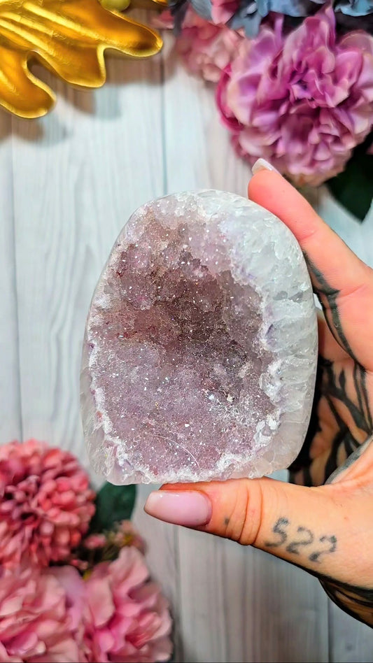 Rainbow Amethyst Cut Base 62