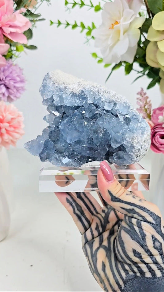 Celestite Cluster