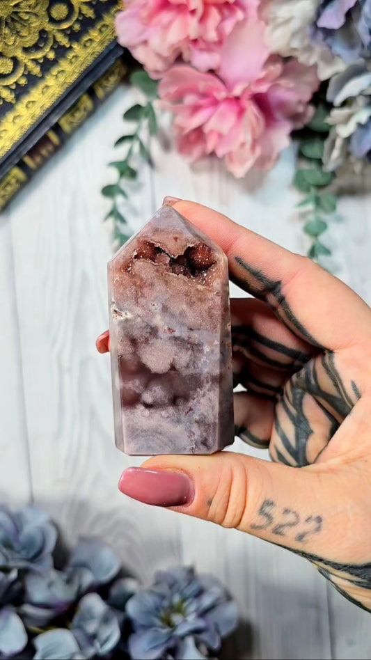 Pink Amethyst tower CT589