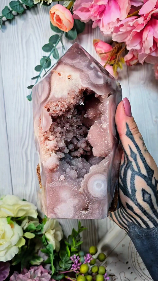 Pink Amethyst tower CT594