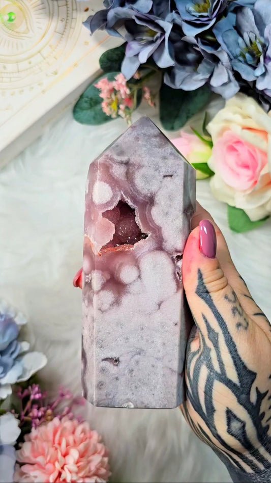 Pink Amethyst tower CT598