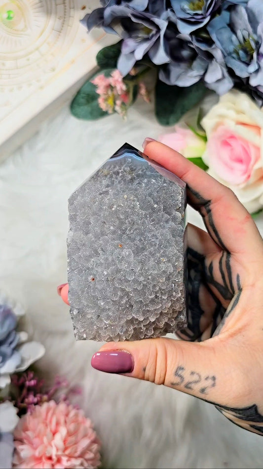 Sugary Agate / Chalcedony Tower CT606