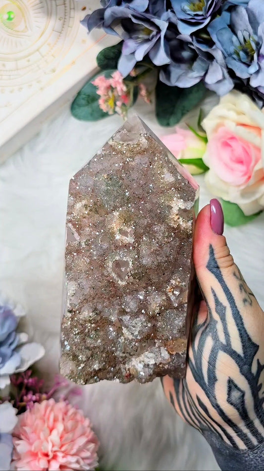 Rock Candy Green Quartz Tower CT610