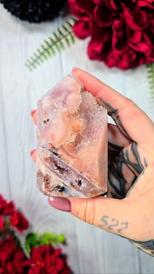 Pink Amethyst tower CT617