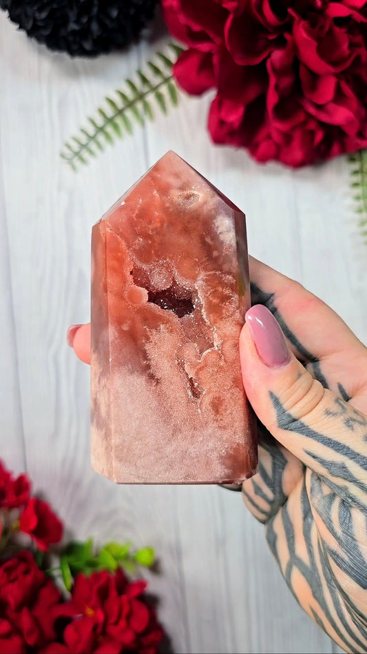 Pink Amethyst tower CT619
