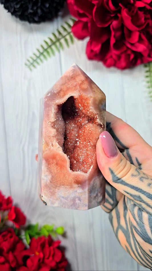 Pink Amethyst tower CT621