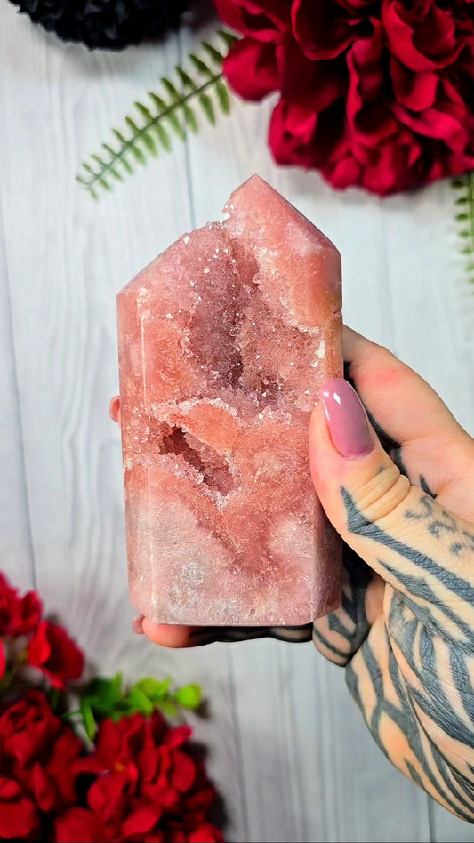 Pink Amethyst tower CT622