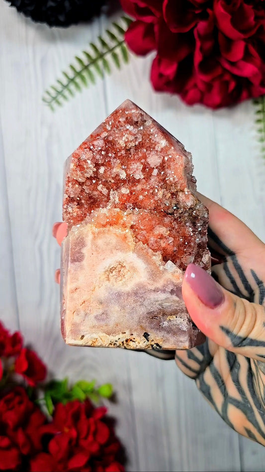 Pink Amethyst tower CT623