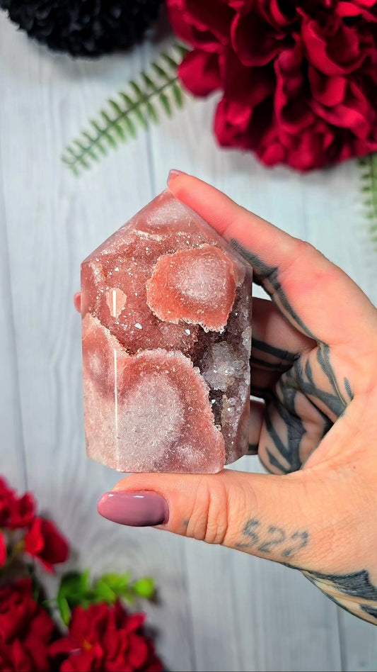 Pink Amethyst tower CT614