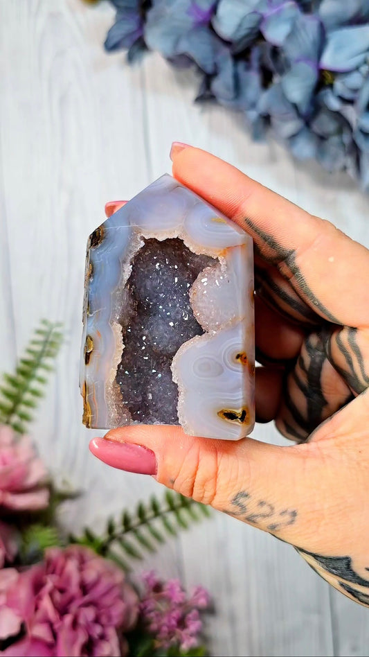 Druzy Agate Tower CT630
